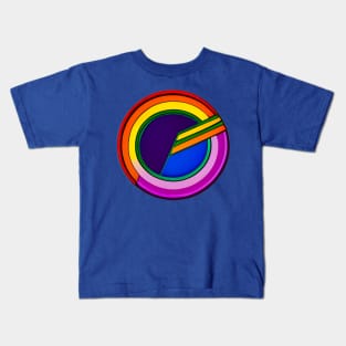 Circular Rainbow Kids T-Shirt